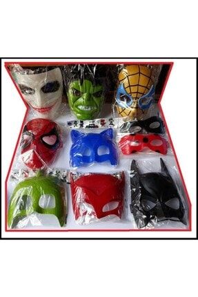 Hulk Joker Batman Uğurböceği Karakedi Örümcek 10 Maske 425678758