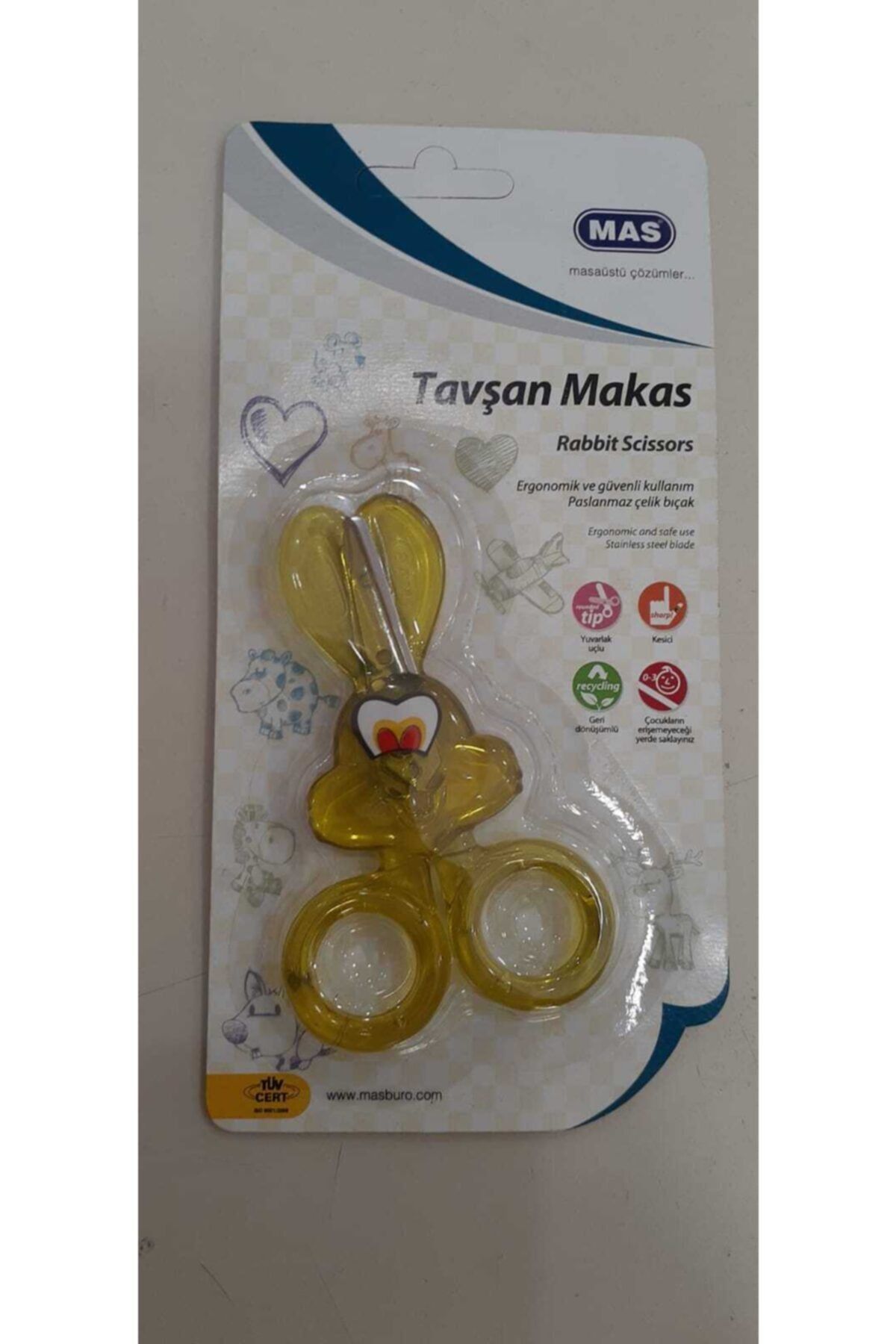Mas-Rabbit Scissors Round Blunt Tip 2