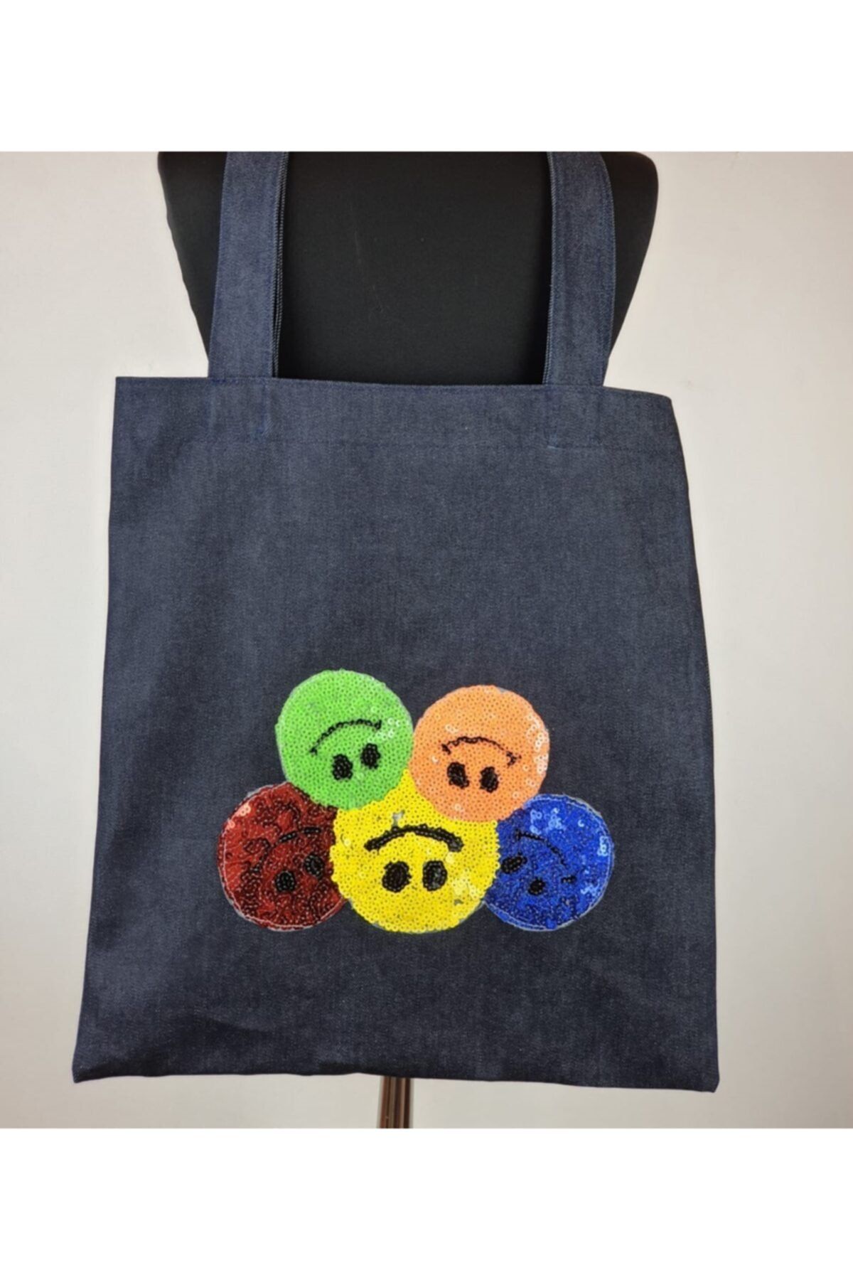 EMOJI PARTY Beach Bag Emoticon Smiley Emojis Face Favour Gift Tote Bags Pk  of 4 | eBay