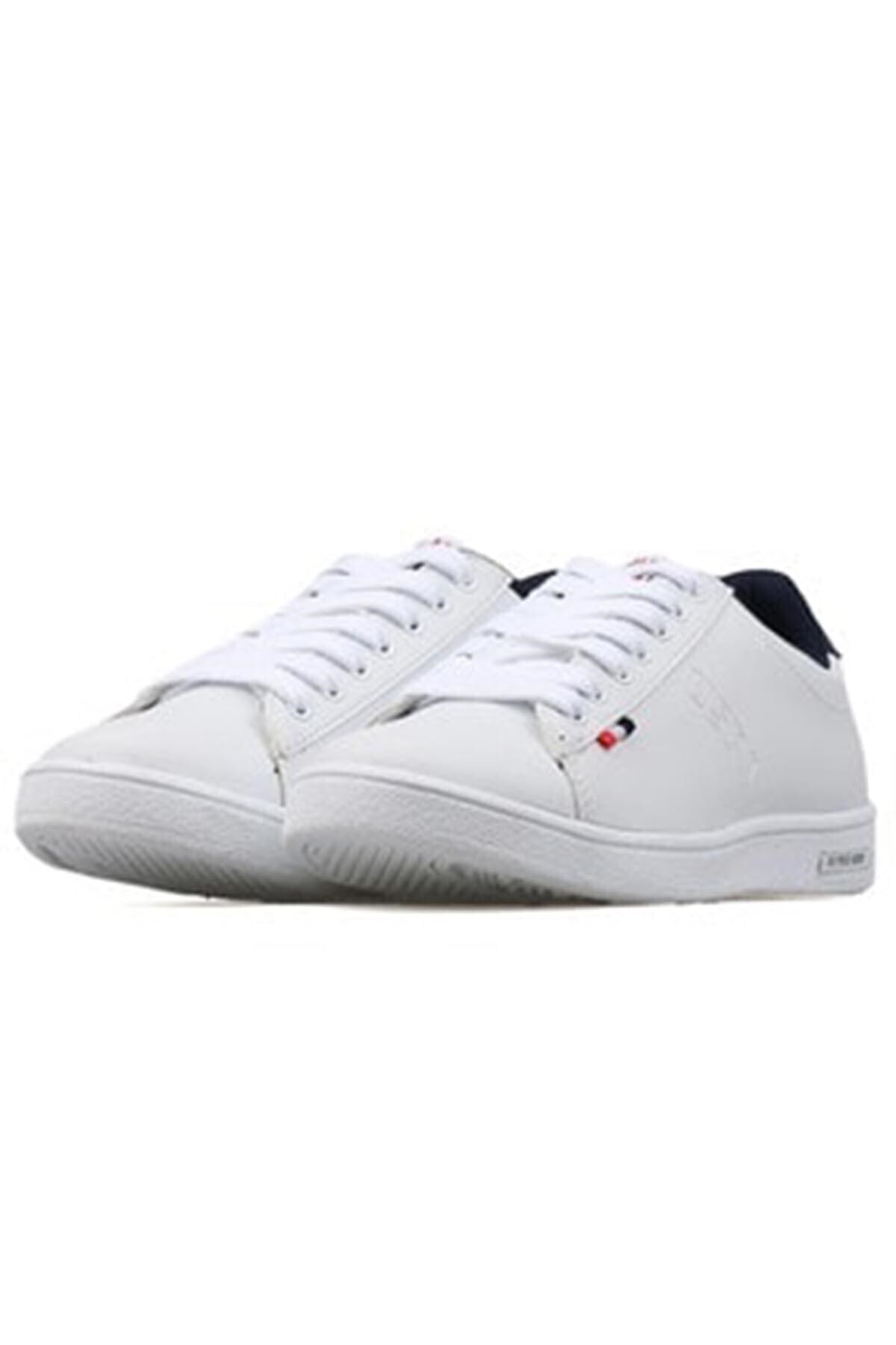 کفش U.S. Polo Assn. یو اس پولو کفش مردانه سفید FRANCO DHM 100548978 اورجینال - تصویر 3