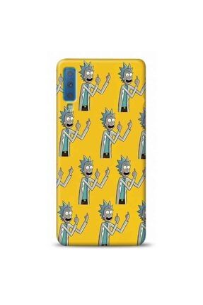 Samsung Galaxy A7 2018 uyumlu Rick And Morty Tasarımlı Telefon Kılıfı Y-rck016 rengeyik000399876