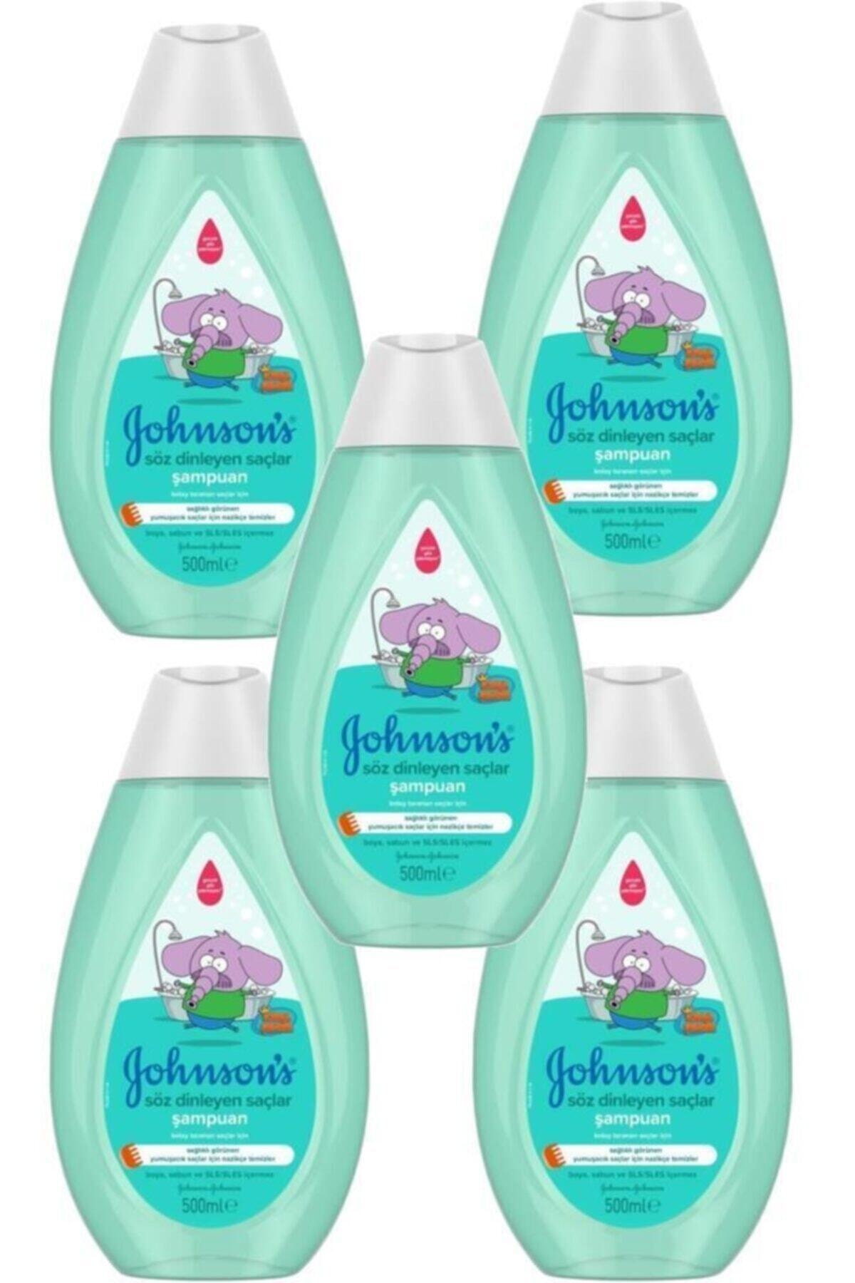 Johnson's Kral Şakir Söz Dinleyen Saçlar Şampuan 500 ml 5 Adet