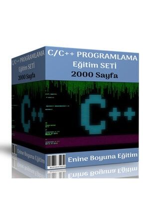 C Programlama Ve C++ Programlama Eğitim Seti 581