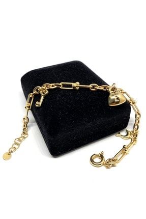 Yunus Anahtar Kilit Tiffany Altın Şans Bileklik - Kb0148 KB0148
