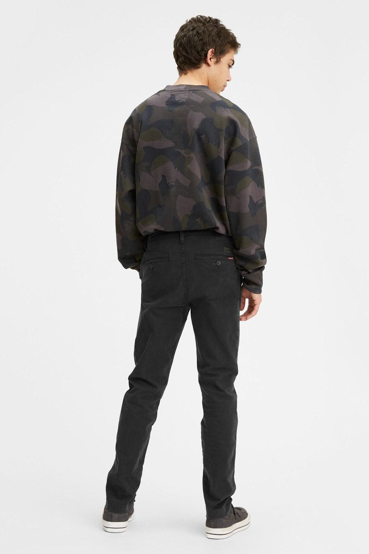 شلوار جین مشکی مردانه xx chino slim fit سیاه معدنی Levi's