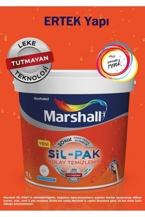 Sil-pak Leke Tutmaz Duvar Boyası 15 Lt - (20 Kg) Deniz Kabuğu SL3