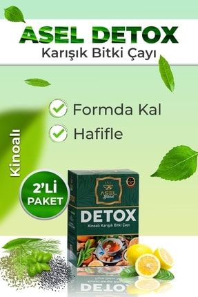 Bitki Çayı - Zayıflamaya Yardımcı Özel Karışımlı Detox Çayı - (2’li Set ) TYC00466076986