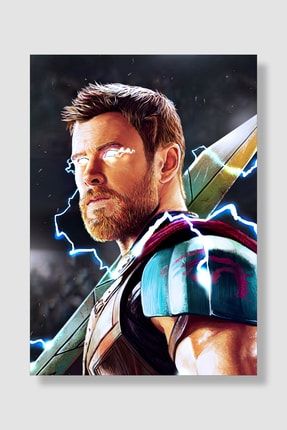 Marvel Thor Film Posteri Yüksek Kaliteli Kalın Parlak Kuşe Kağıdı FDDPS048