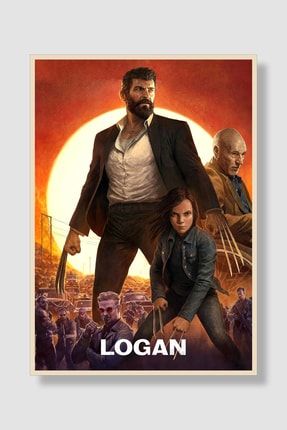 Marvel Logan Film Posteri Yüksek Kaliteli Kalın Parlak Kuşe Kağıdı FDDPS009