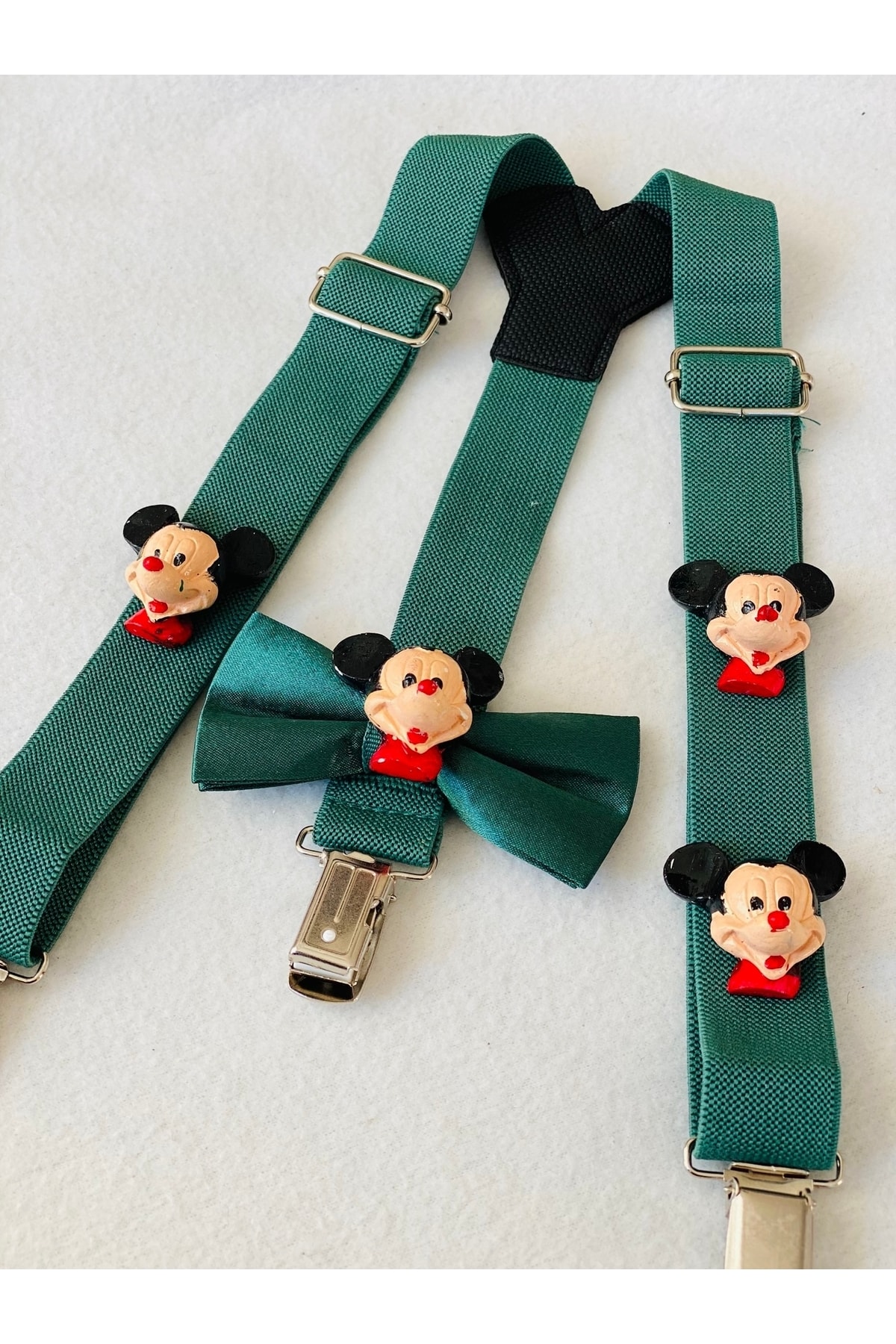 GELABLA Mickey Konseptli Askı Papyon Set