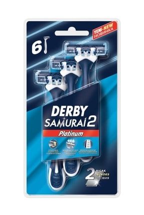 Derby Samurai Platinum 2 Bıçaklı 6lı 031714