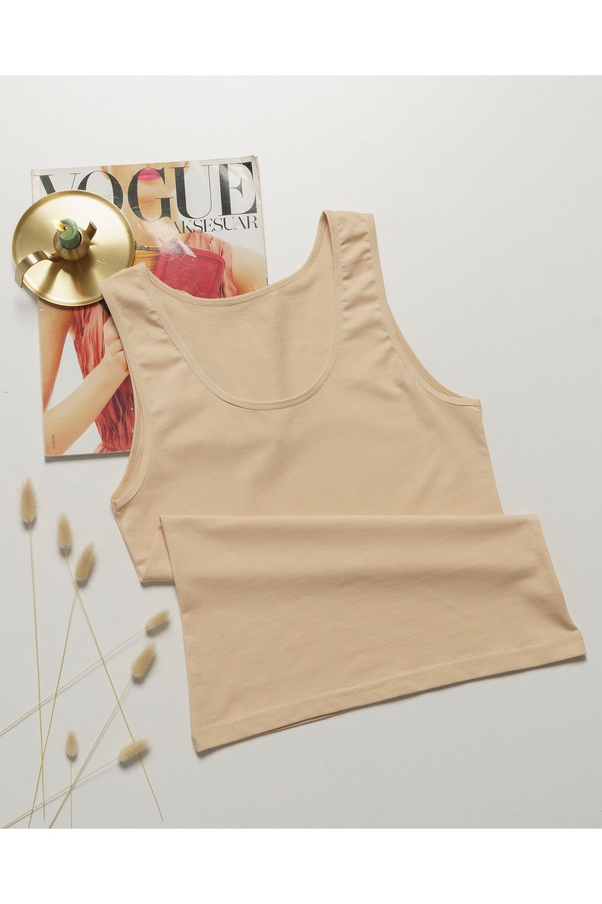 Bita İnside-Skin Color Thick Strap Undershirt 2
