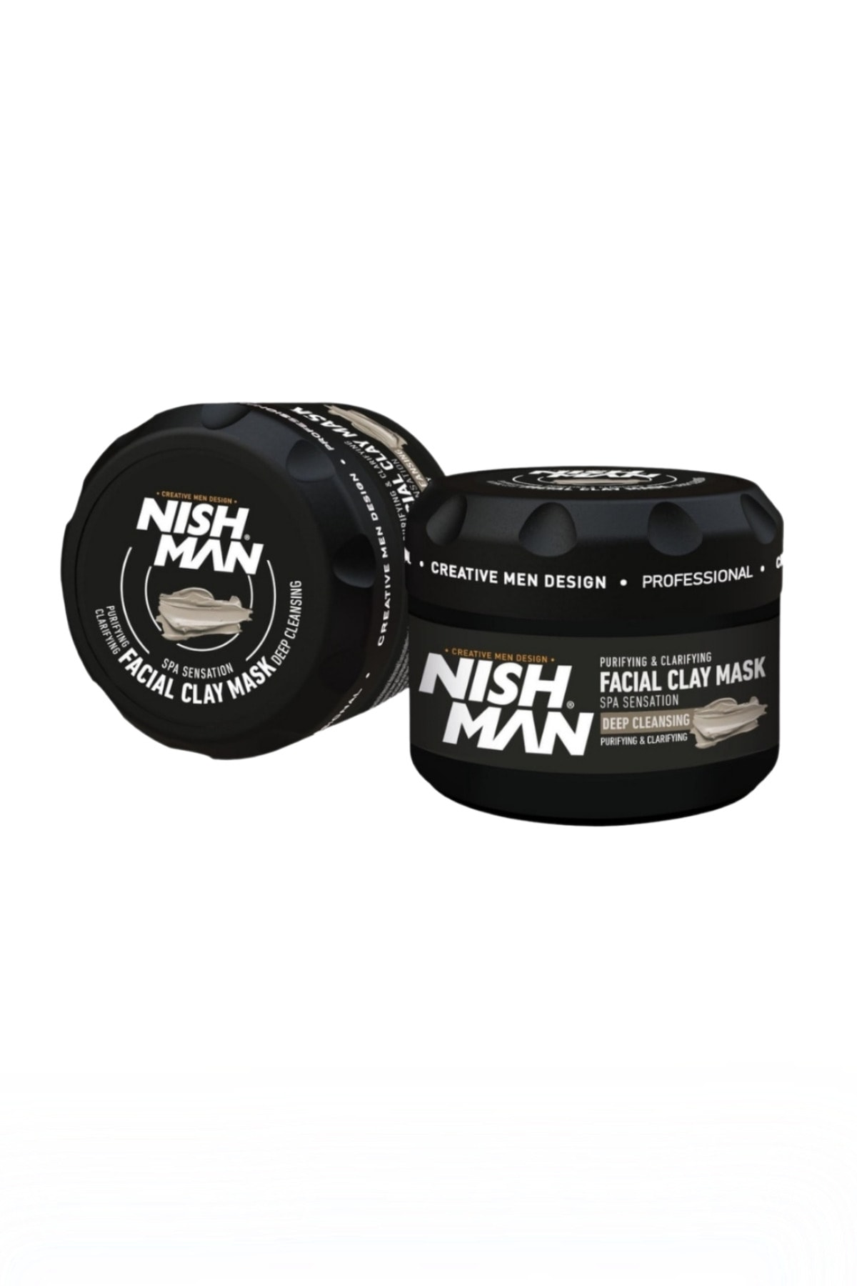 NISHMAN Saf Kil Detox Maskesi / Yüz Tonu Eşitleme / Sivilce Kurutmaya Yönelik 450 Ml