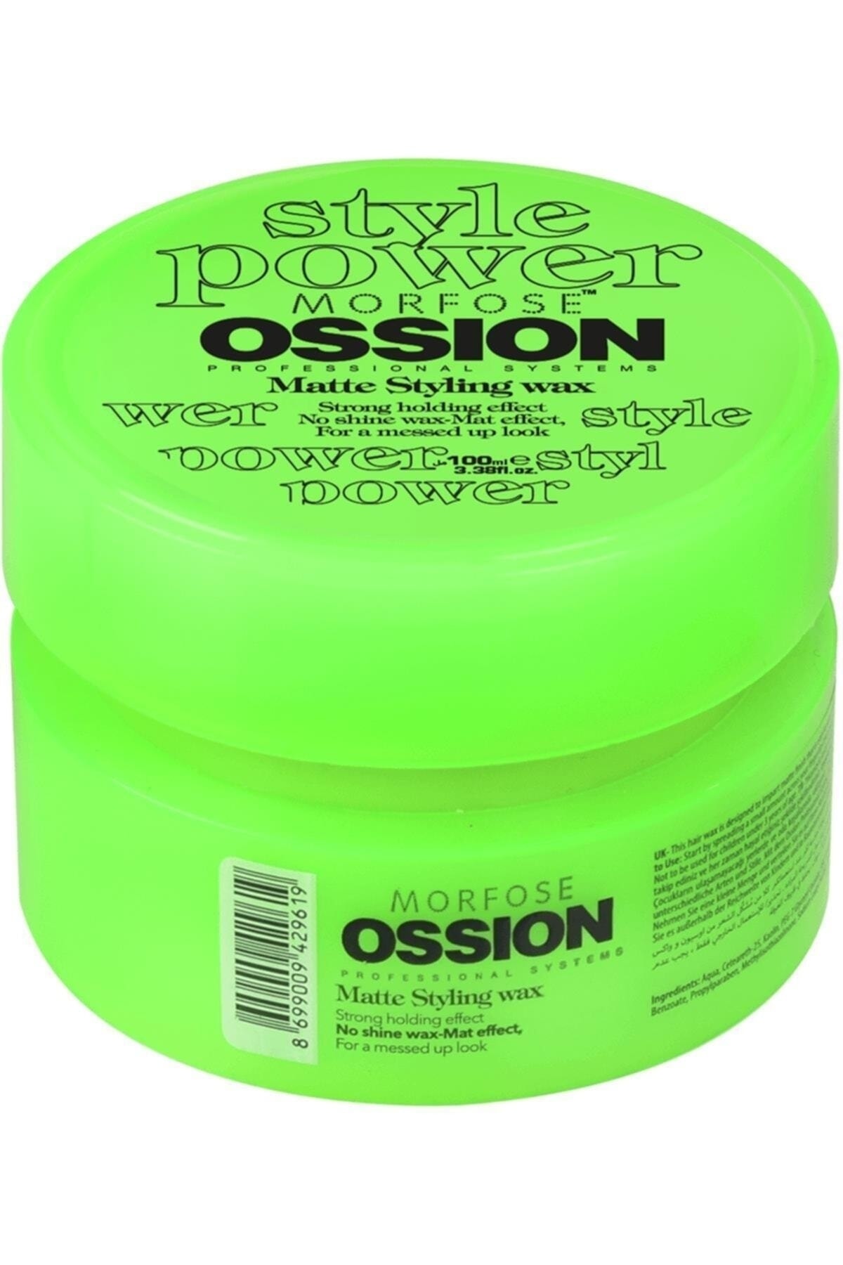 Morfose Ossıon Style Power Sacın Dogal Rengini Koruyan Matte Wax 100 ml