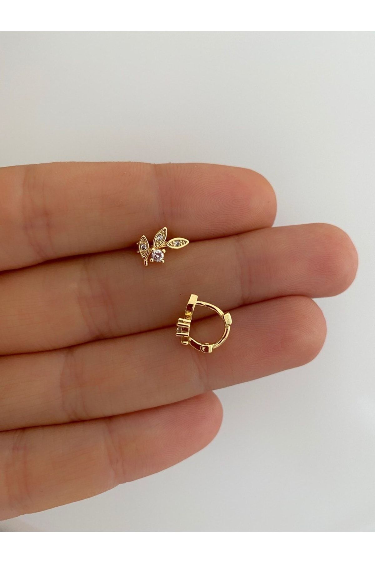 Cerrahi Çelik Tragus Helix Lobe Uyumlu Halka Piercing