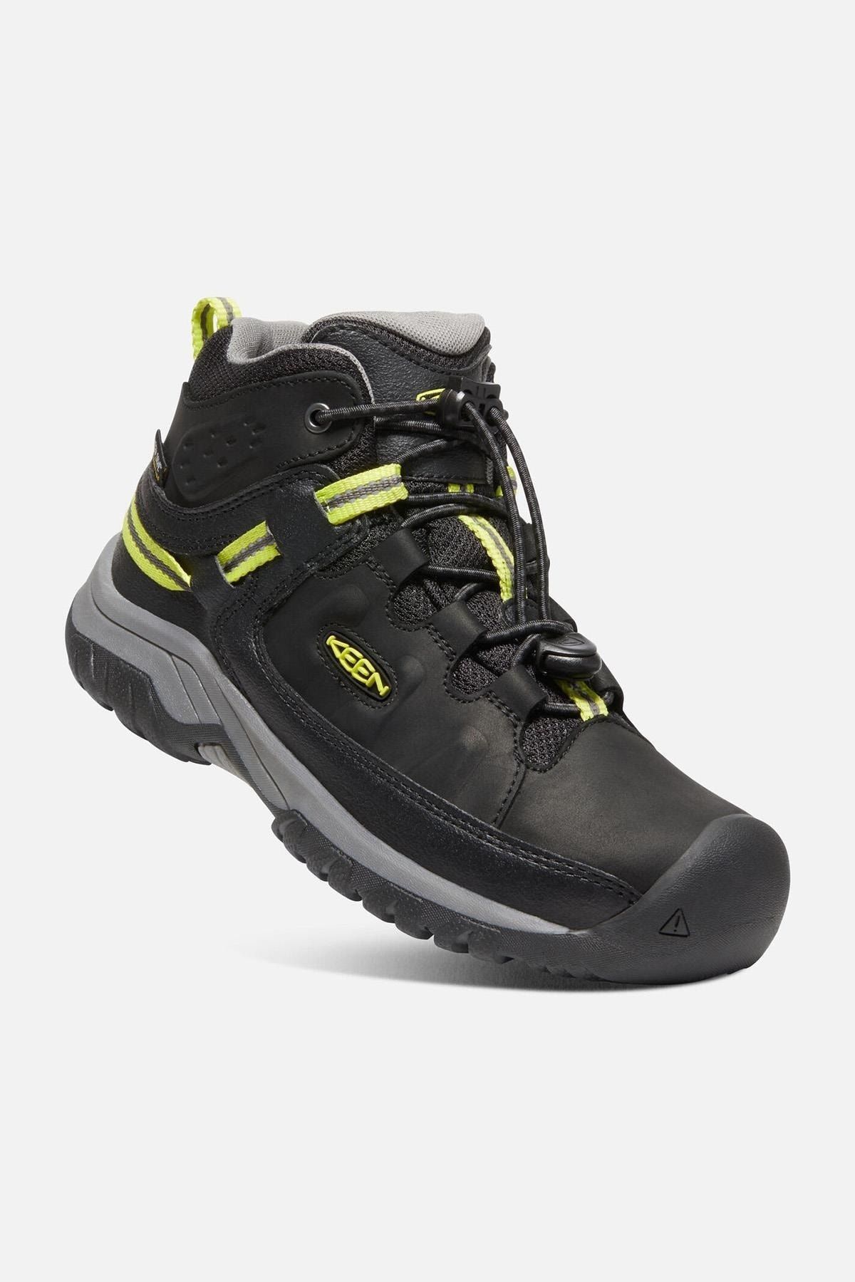 Keen Targhee Mid Wp — водонепроницаемые детские ботинки — черные 1026300