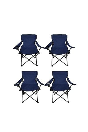 Lacivert 4 Adet Çantalı Kamp Sandalyesi EB-18610-3