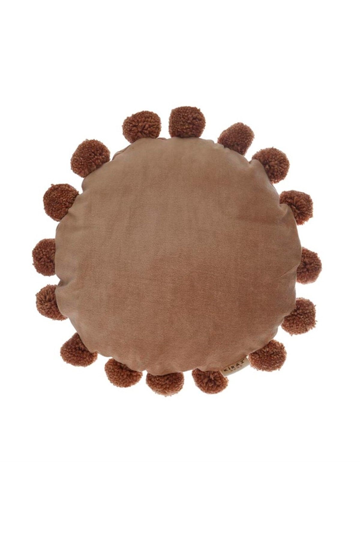 KİRAZHOME Perna Soleil Velvet Milk Coffee (40x40) - 40 x 40