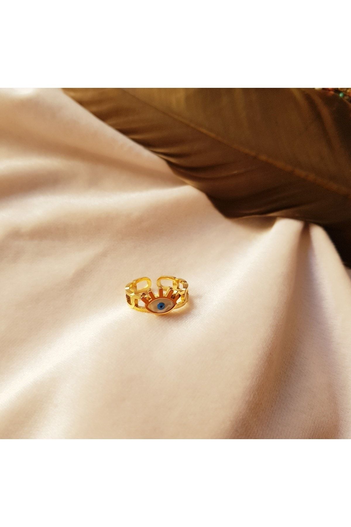 Stainless steel ring hot sale gold