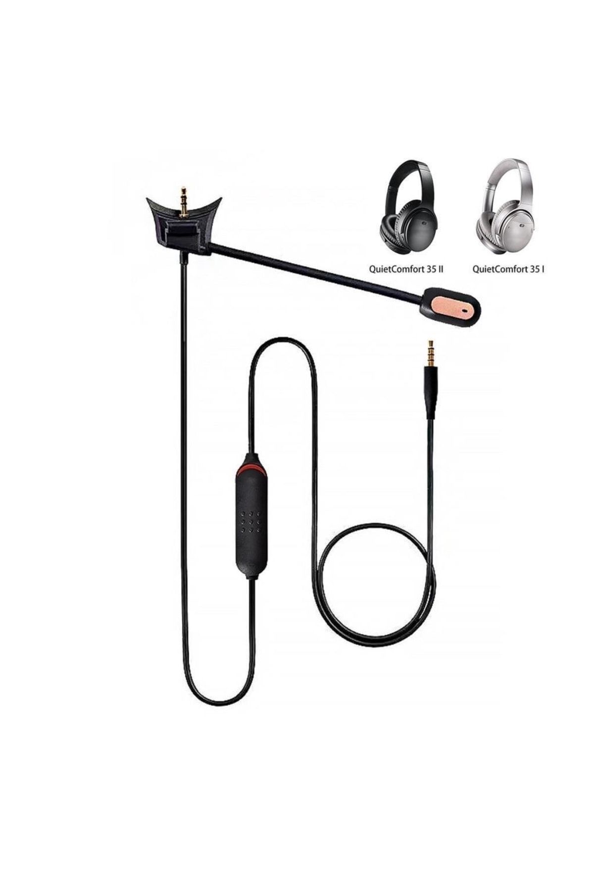 Schulzz Bose Qc35 I Qc35 Iı Uyumlu Mikrofonlu Gaming Kulaklık Kablosu