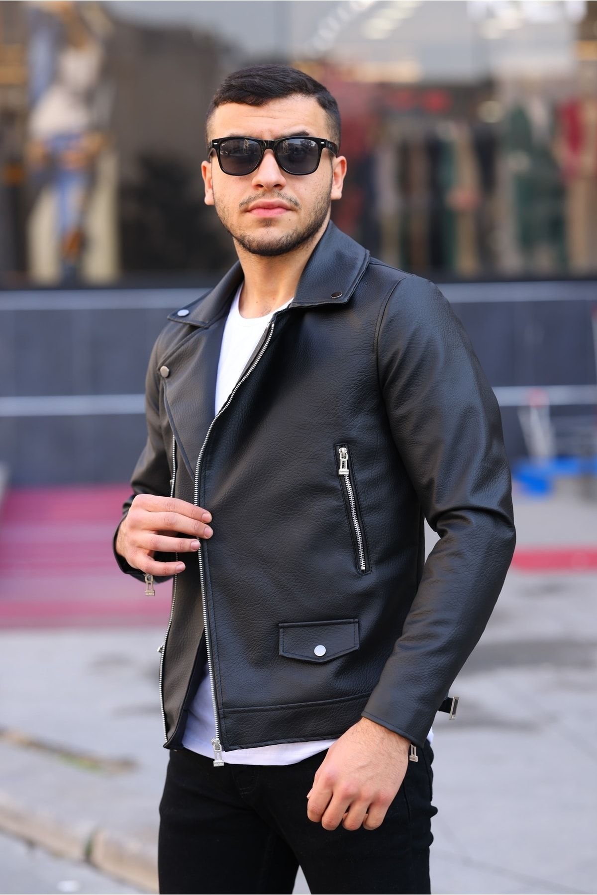 MODA FAVALLİ Yeni Sezon Erkek Baharlik Kuzey Deri CE8649
