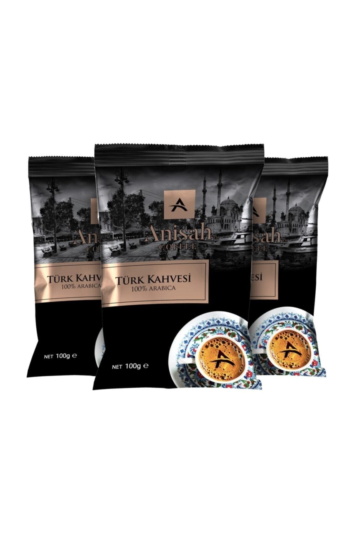 Anisah Coffee Türk Kahvesi 100 gr 3'lü paket