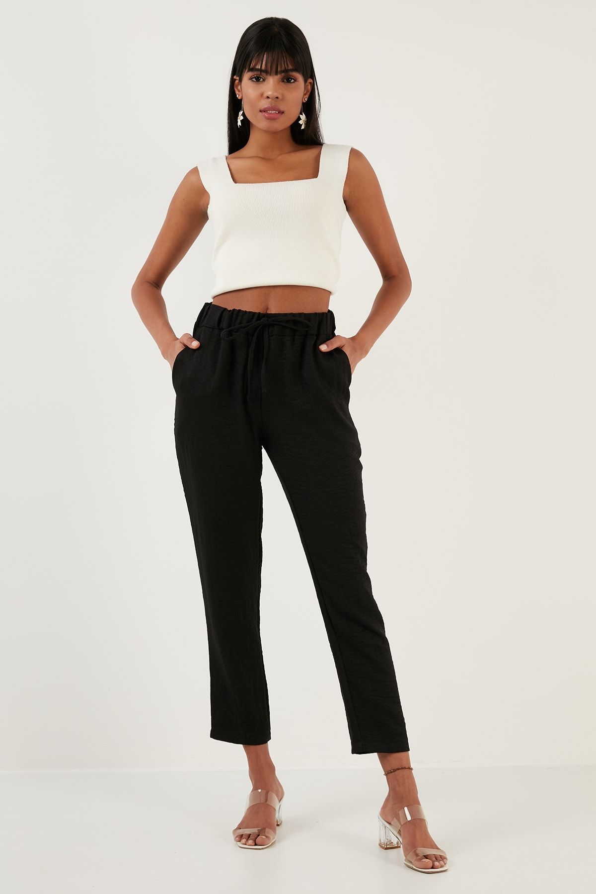 Straight leg shop summer trousers