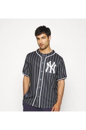 Orjinal Mlb New York Yankees Baseball Erkek Forma T-shirt Jersey Siyah O0203011MLB9910SYH