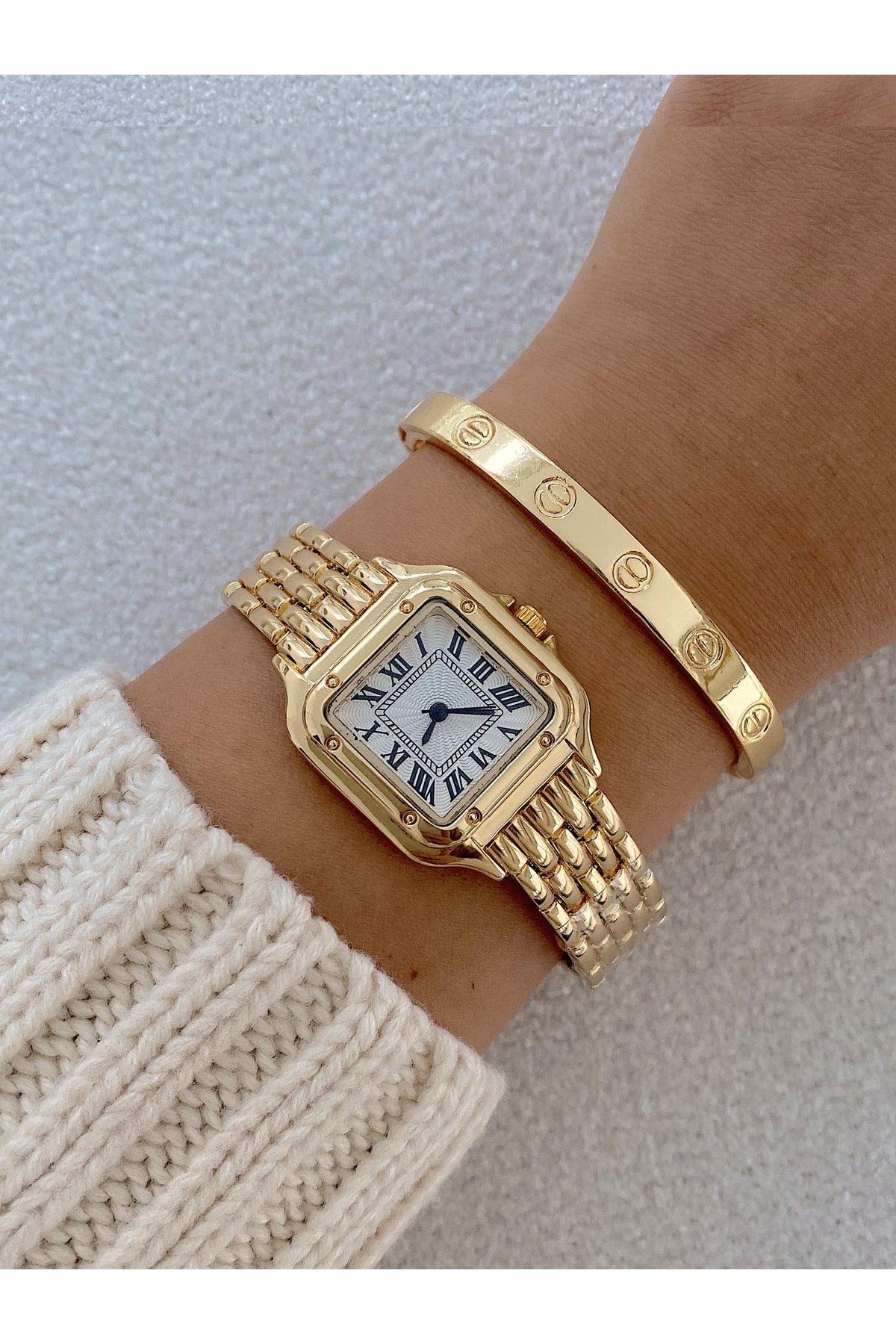 Twelve Kadın Kol Saati Ve Bileklik Seti