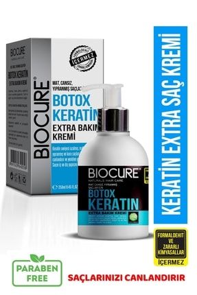 Botoks Keratin Extra Saç Bakım Kremi Hair Botox / Onarıcı,yapılandırıcı,dolgunlaştırıcı 250ml CM049