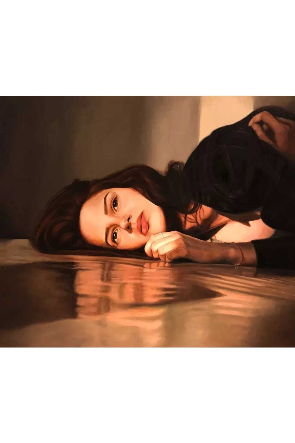 artoloji Hümeyra Kaya Bekleyiş Tuval Üzerine Yağlıboya 120x140 cm