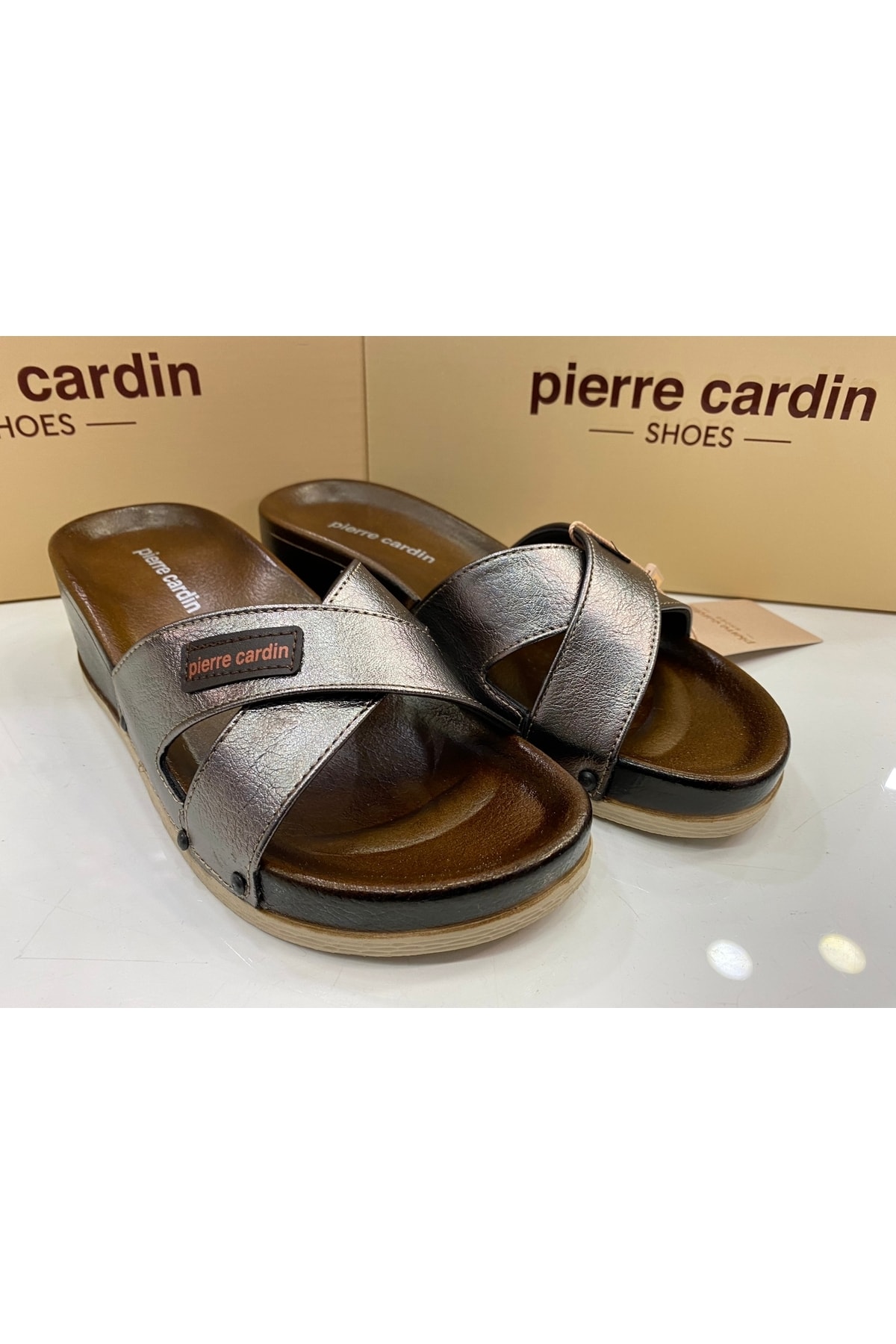 دمپایی Pierre Cardin پیر کاردین ارتوپدی زنانه PC-7010 اورجینال - تصویر 2