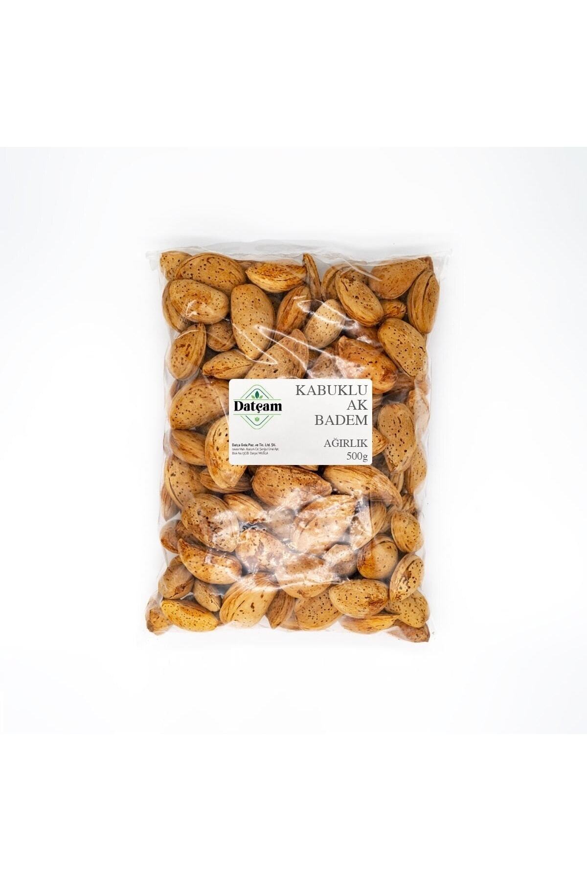 Datçam Kabuklu Ak Badem 500gr