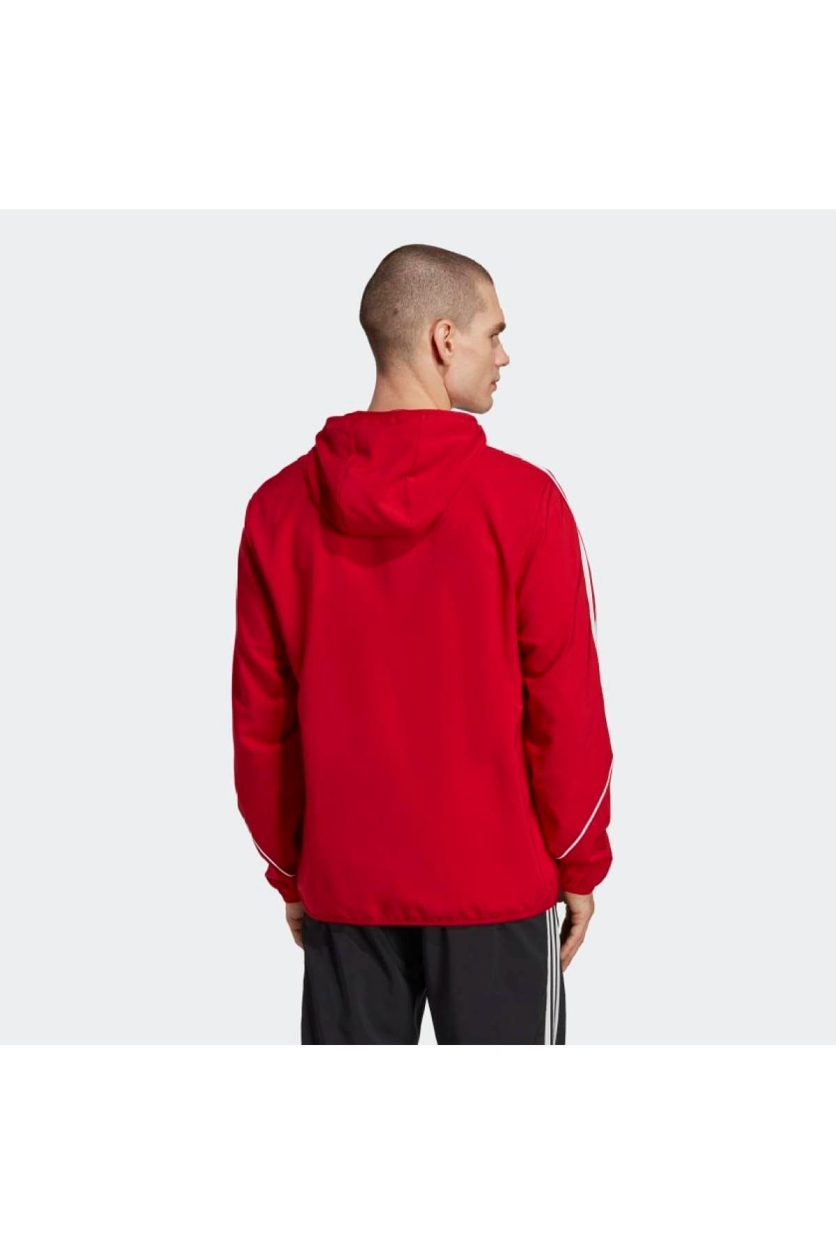 Adidas zip store up jacket red