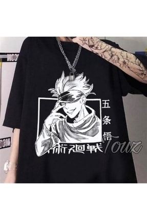 Anime Jujutsu Kaisen Siyah Unisex Tshirt 1237817714