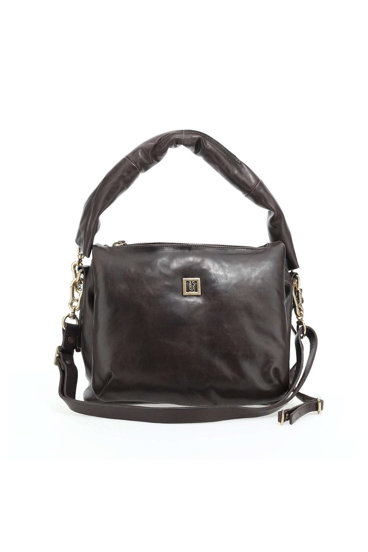 A.S.98 Handtasche Braun Unifarben Fast ausverkauft
