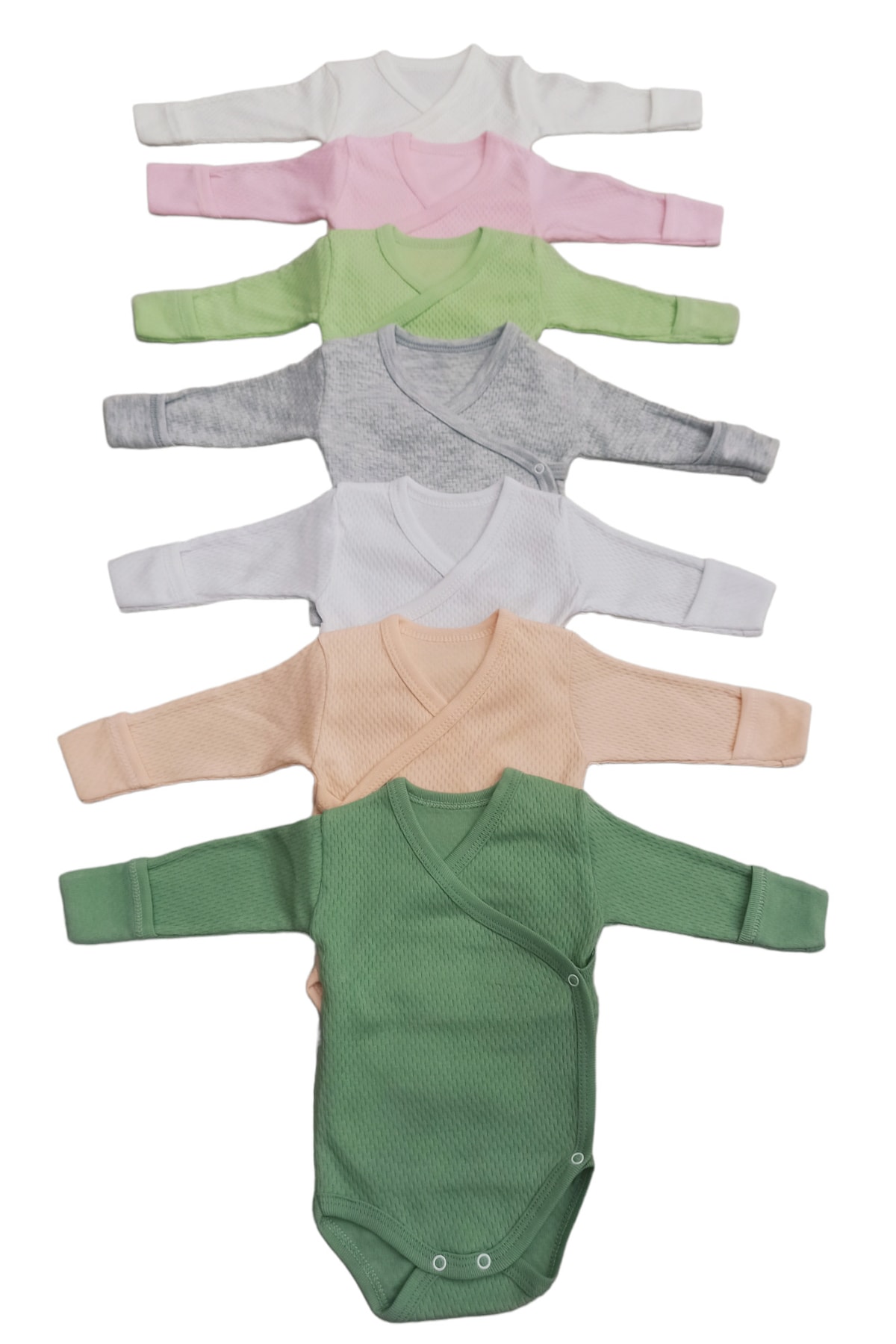 بادی نوزادی پسرانه – دخترانه بژ bebedino | 2029078 اورجینال - تصویر 3