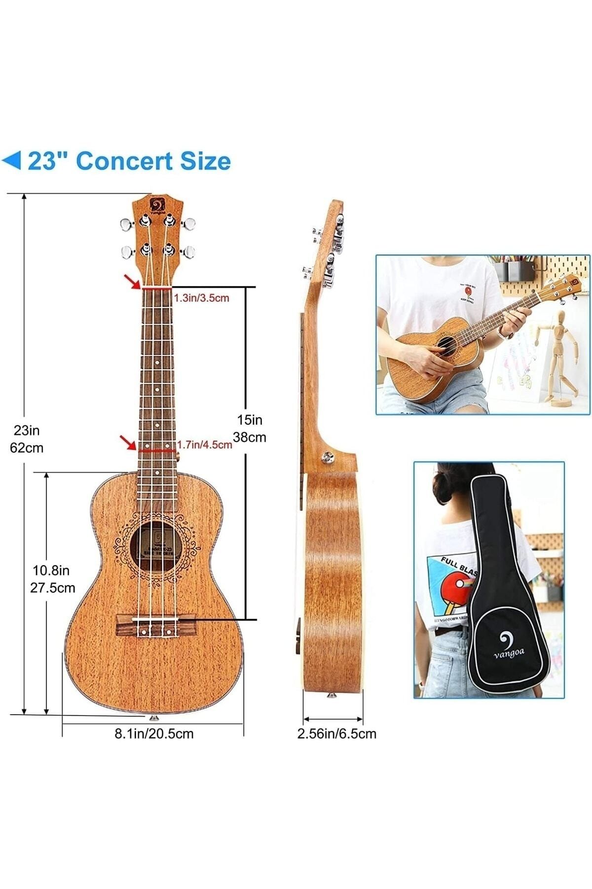Vangoa concert sale ukulele