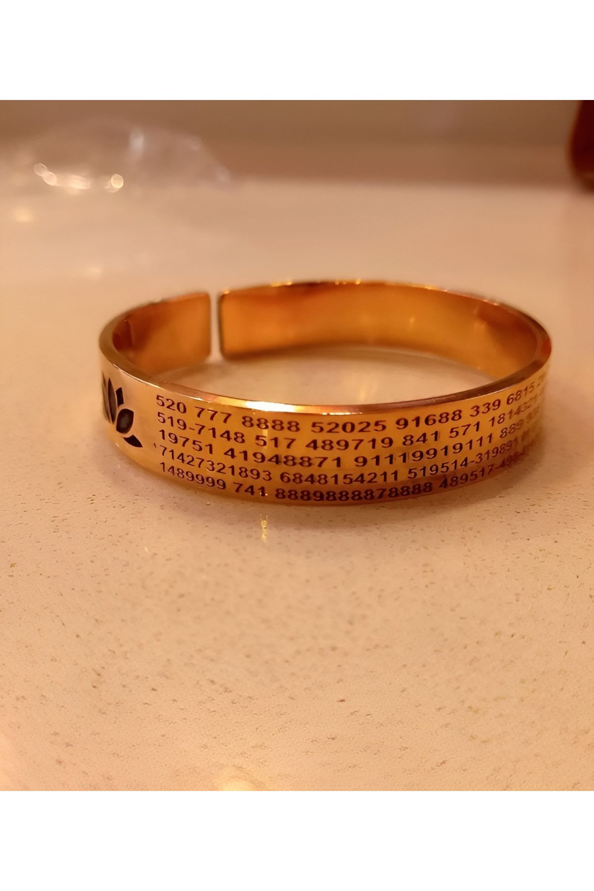 Lucky number bracelet hot sale