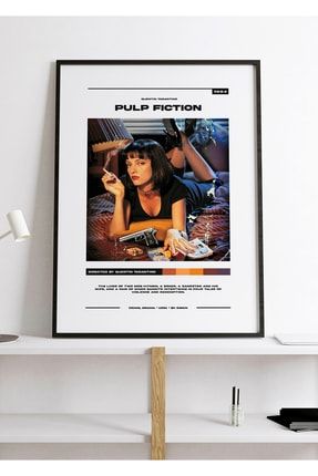 Film Posteri - Pulp Fiction Poster - 1 - Tablo Ölçülerinde Çerçevesiz Poster POSTER205R