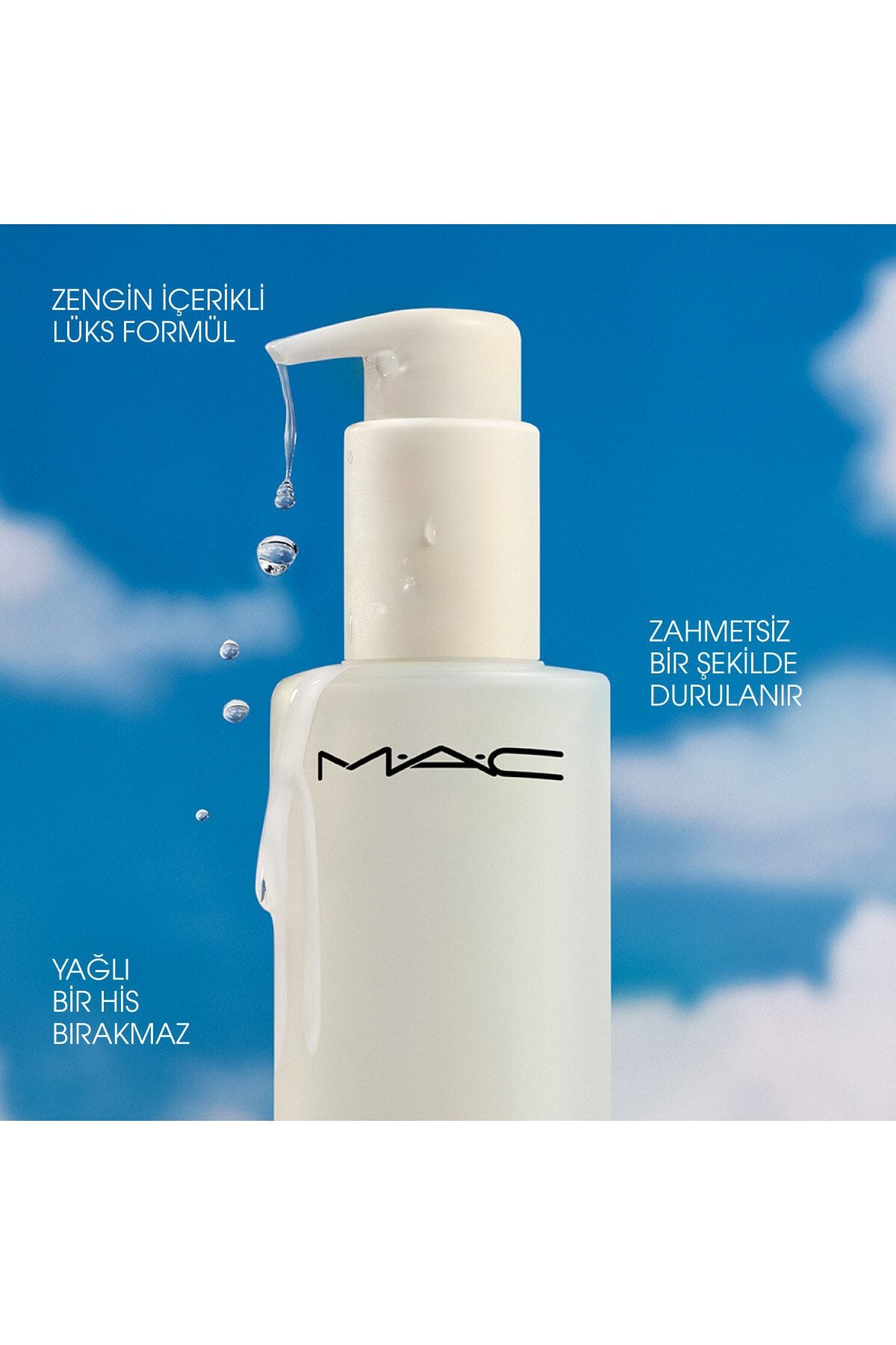 Mac روغن پاک کننده آرایش و پوست Hyper Real™ حفظ تعادل رطوبت پوست 30میل