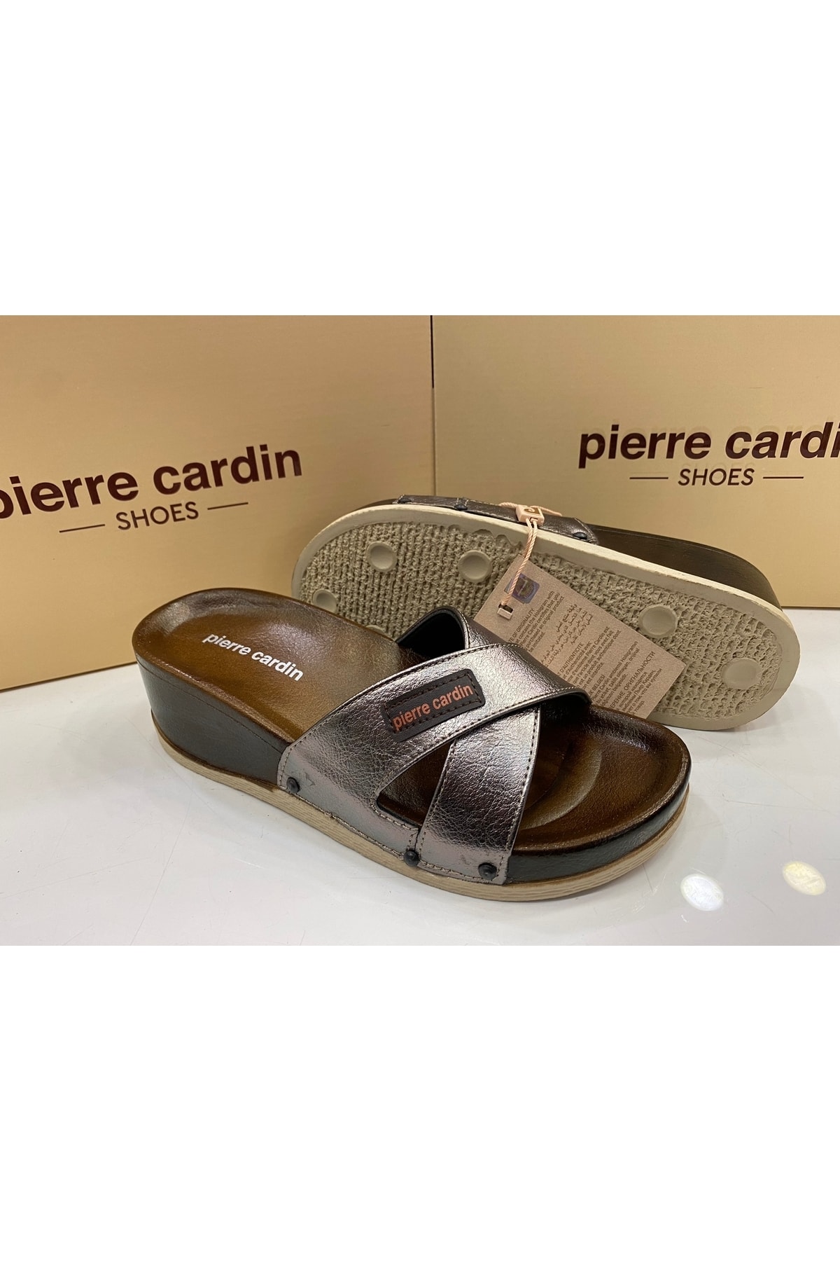 دمپایی Pierre Cardin پیر کاردین ارتوپدی زنانه PC-7010 اورجینال - تصویر 4