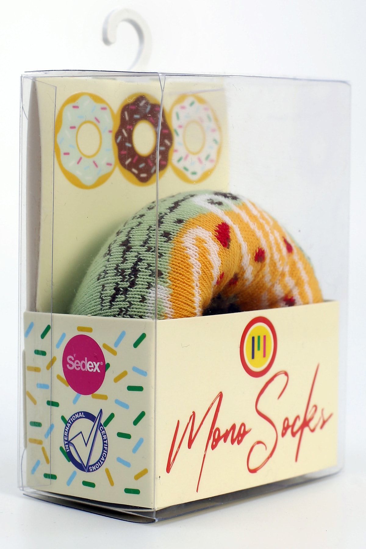 Mono Socks Kadın Sarı Yellow Caramel Donut Çorap