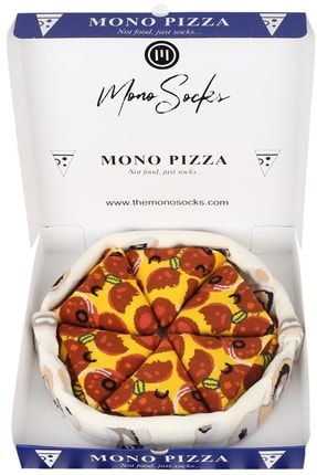 Erkek Turuncu Pepperoni 4'lü Pizza Çorap 994460604055