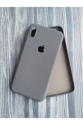 Iphone Xs Max Uyumlu Lansman Içi Kadife Silikon Logolu Kılıf TLFNCYZ8407