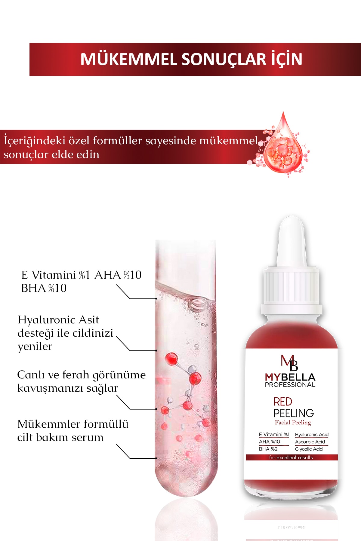 سرم پوست   MY Bella Kozmetik | REDPEELING اورجینال - تصویر 2