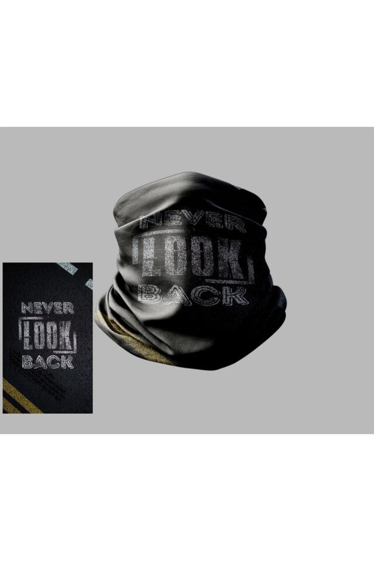 Buffalo Yazı Tasarımlı Motorcu Buff Maske Outdoor Boyunluk Unisex Bandana