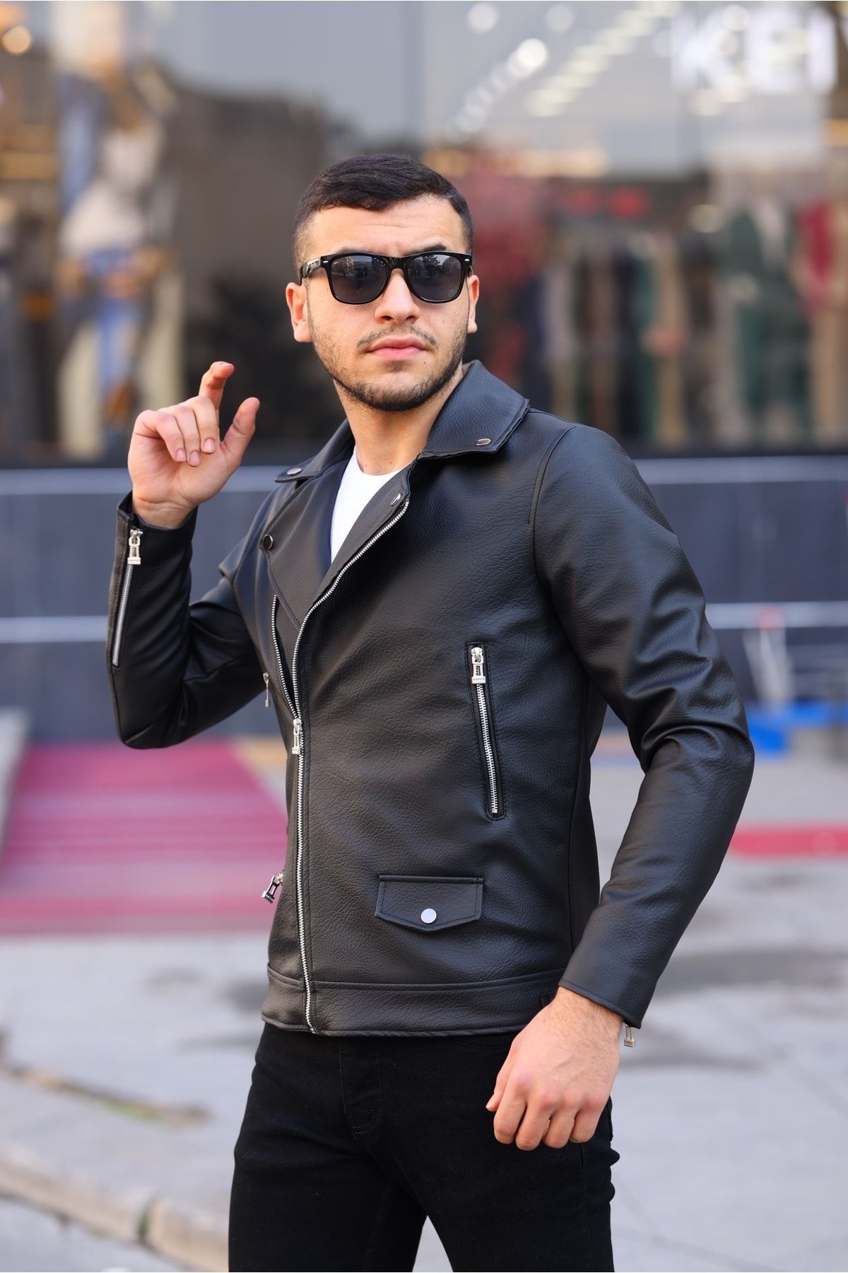 MODA FAVALLİ Yeni Sezon Erkek Baharlik Kuzey Deri CE8649