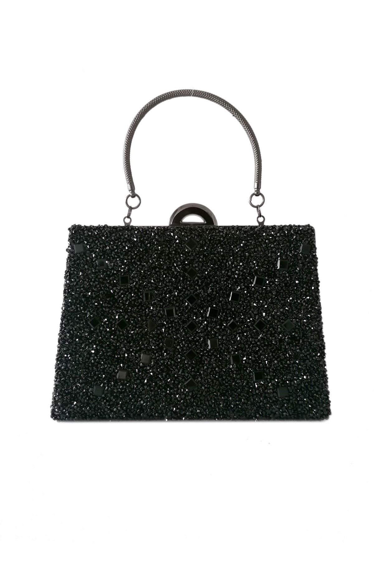 Black sparkly sale evening bag