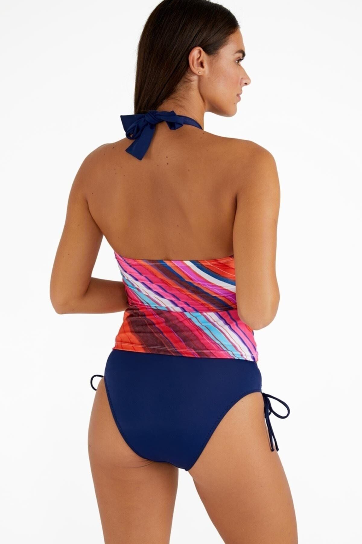 AYYILDIZ-40660 Marineblauer Tankini 3